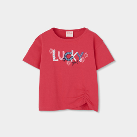 Dívčí tričko s nápisem Lucky girl BOBOLI