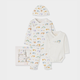 Unisex kojenecká souprava – krémová BOBOLI