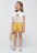 detail Girls' 2 piece set with ruffle shorts
