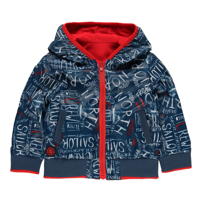 detail Dětská chlapecká bunda oboustranná BOBOLI