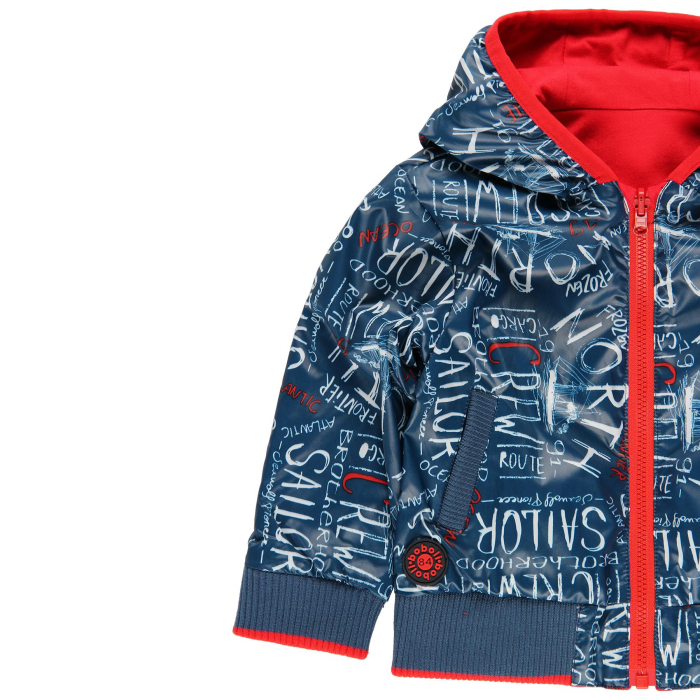 detail Dětská chlapecká bunda oboustranná BOBOLI