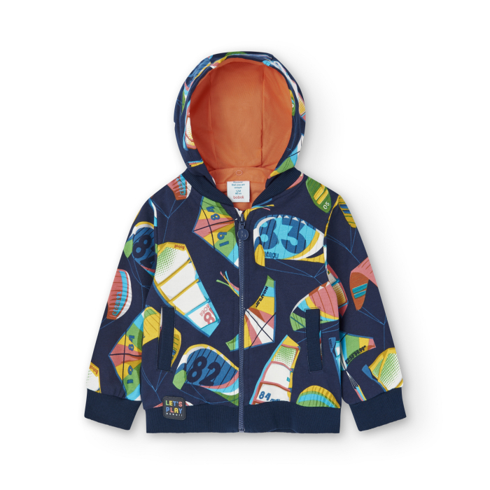 detail Boys hoodie with detachable hood BOBOLI