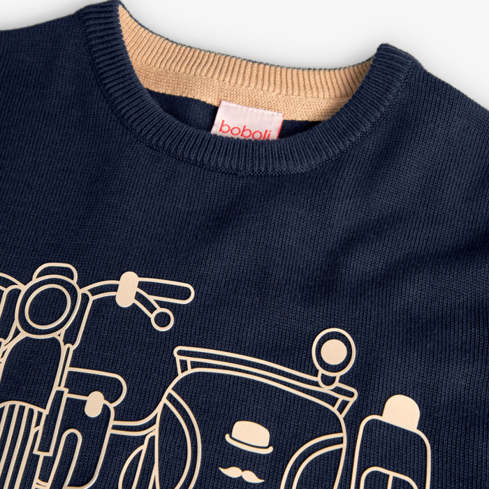 detail Chlapecký svetr BOBOLI