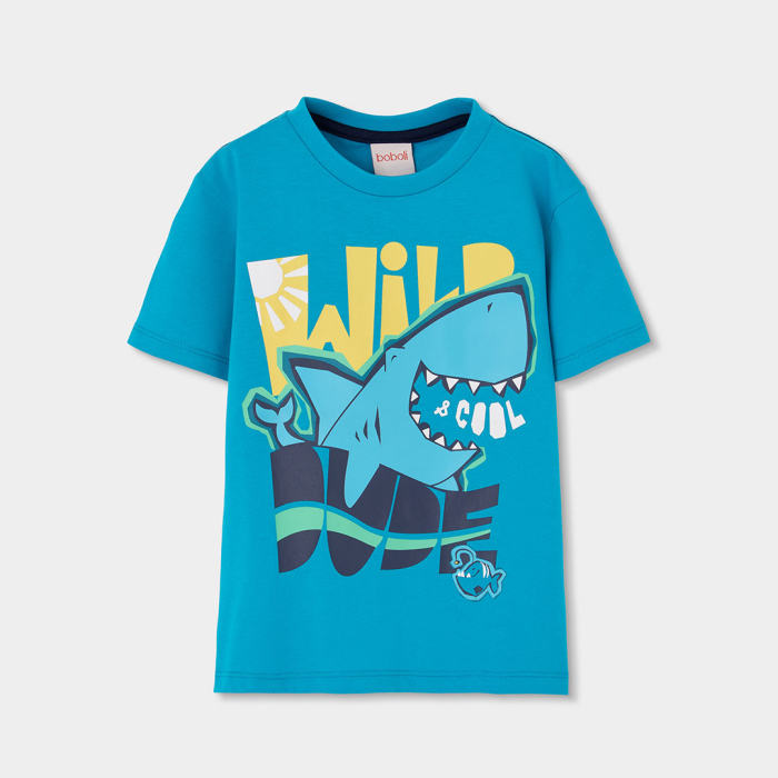 detail Chlapecké tričko se žralokem BOBOLI