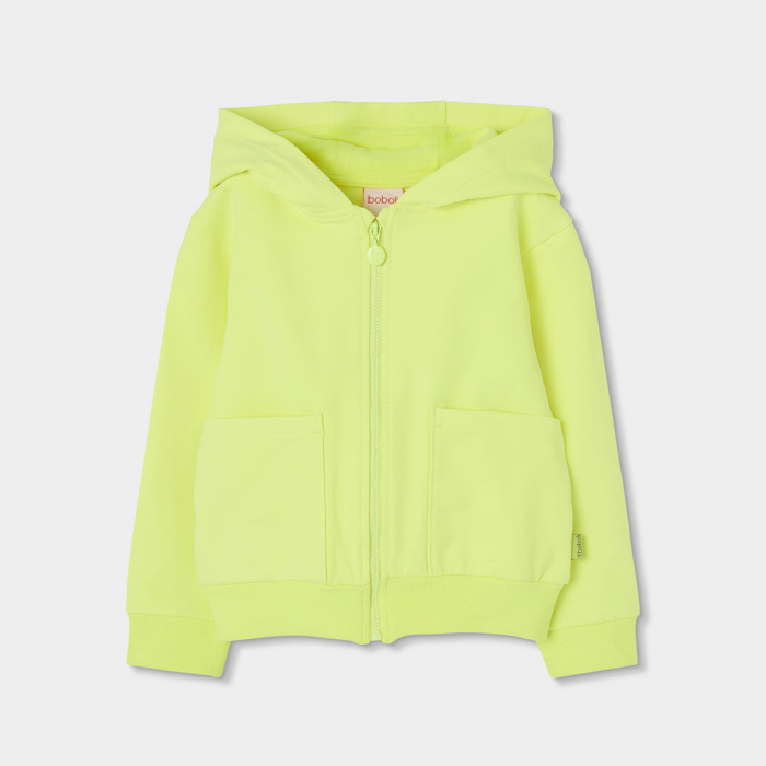 detail Unisex mikina na zip s kapucí BOBOLI
