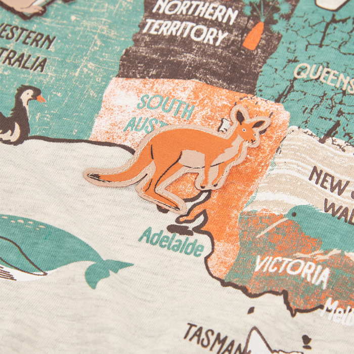 detail Chlapecké tričko s mapou BOBOLI