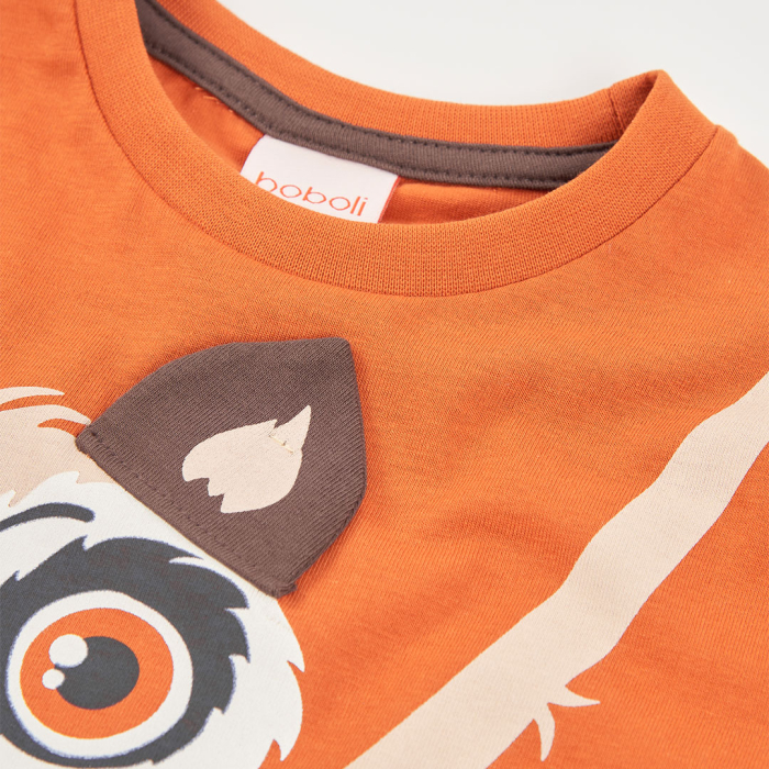 detail Chlapecké tričko s lemurem BOBOLI