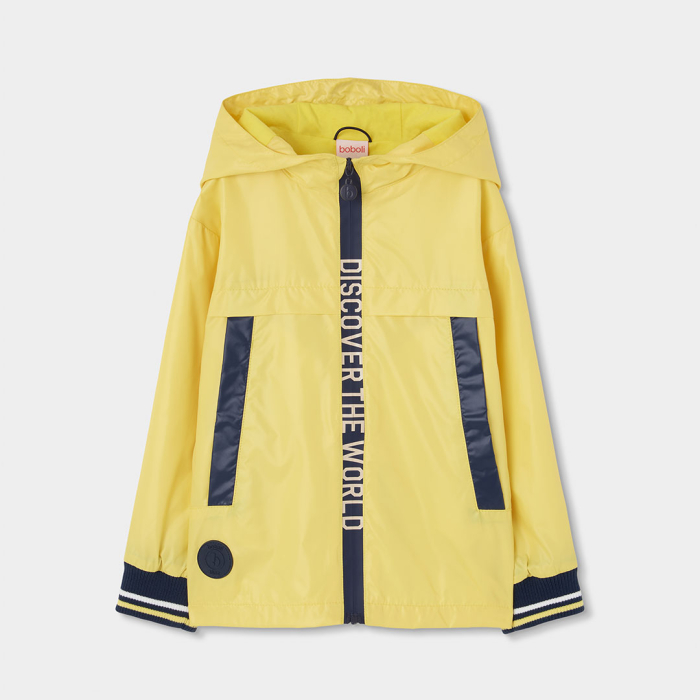 detail Chlapecká nepromokavá parka s kapucí BOBOLI