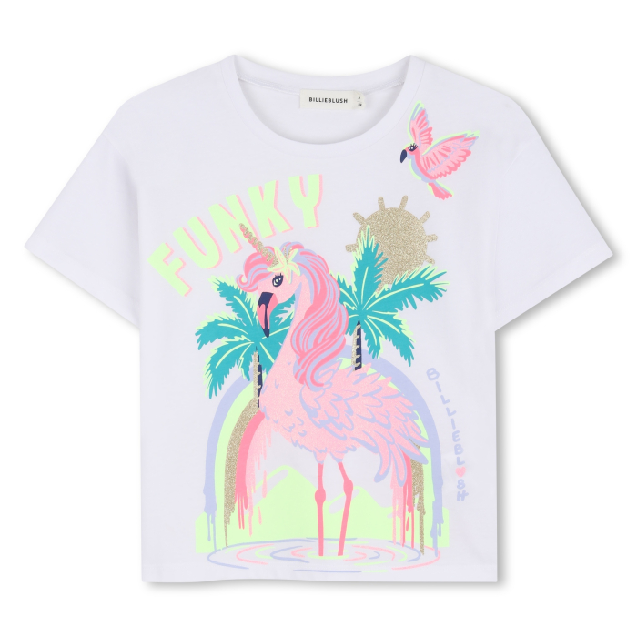 detail Dívčí triko s třpytkami, Loose fit, volný střih BILLIEBLUSH