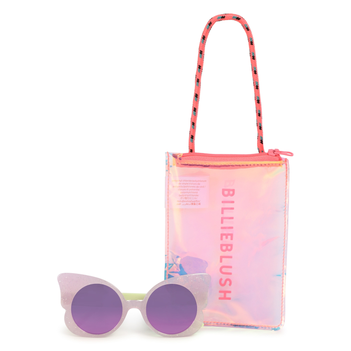 detail Dívčí sluneční brýle „Butterfly“ s třpytkami a UV 400 BILLIEBLUSH