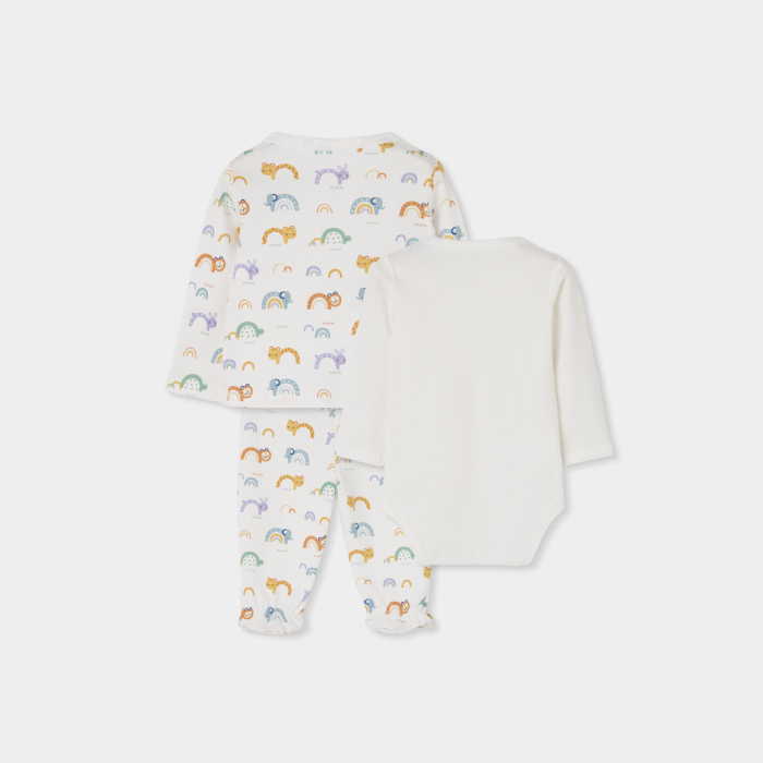 detail Unisex kojenecká souprava – krémová BOBOLI