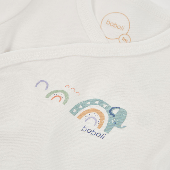 detail Unisex kojenecká souprava – krémová BOBOLI