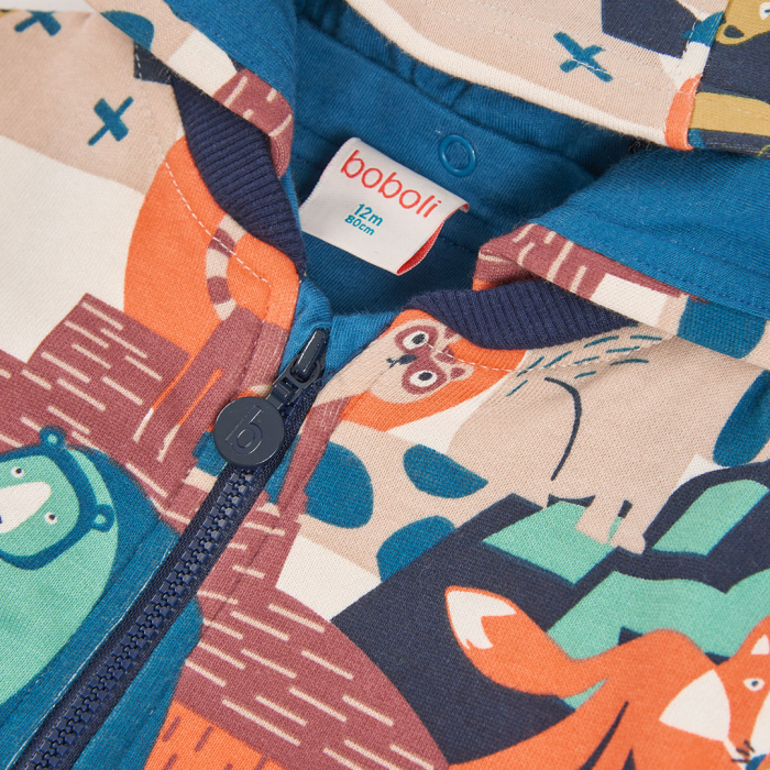 detail Chlapecká mikina se zvířaty – vícebarevná BOBOLI