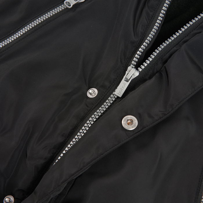 detail Chlapecká černá parka BOBOLI