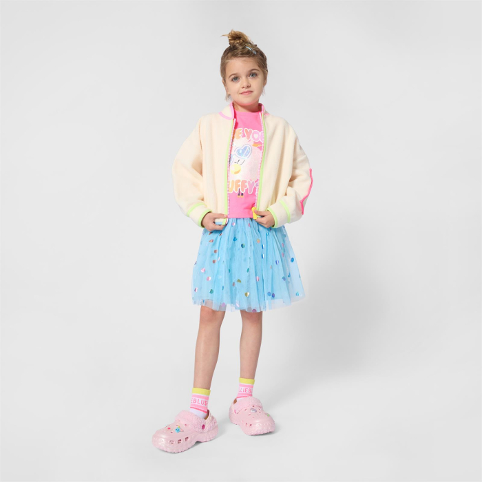 detail Dívčí cardigan na zip BILLIEBLUSH
