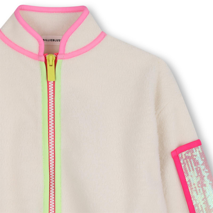 detail Dívčí cardigan na zip BILLIEBLUSH