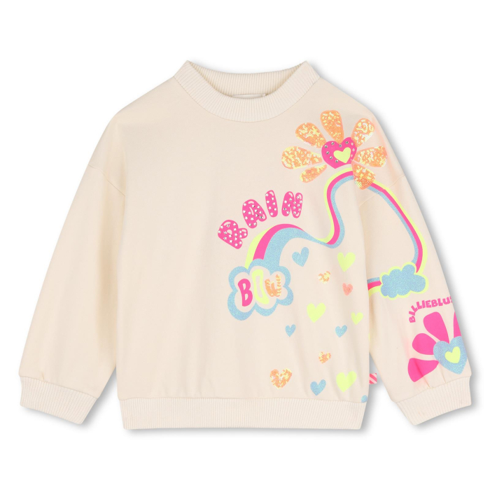 detail Dívčí mikina s duhou BILLIEBLUSH