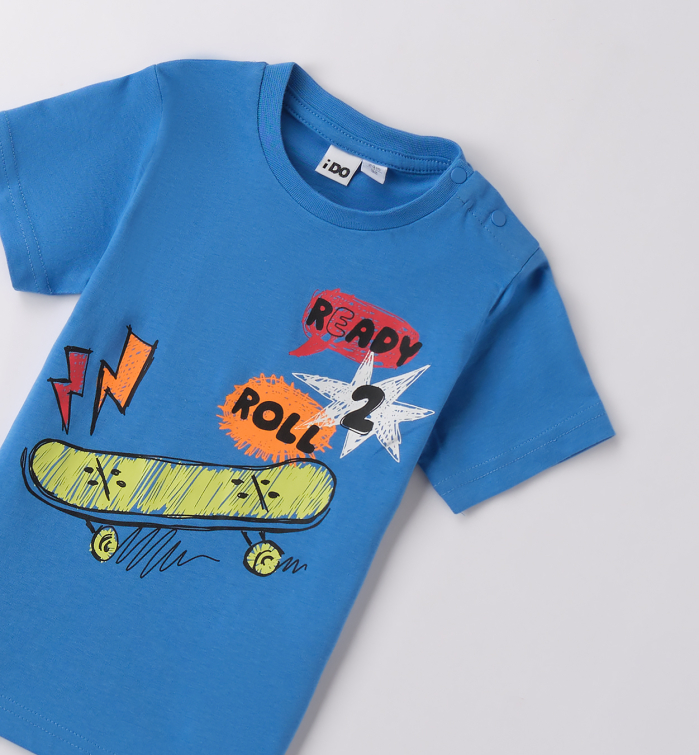 detail Chlapecké tričko s motivem skateboardu IDO