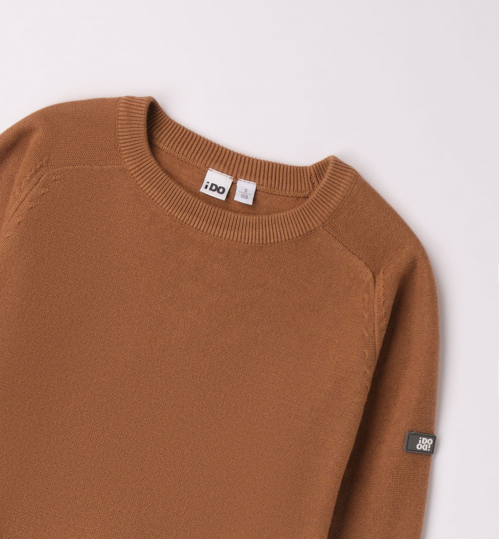 detail Chlapecký bavlněný pletený svetr IDO
