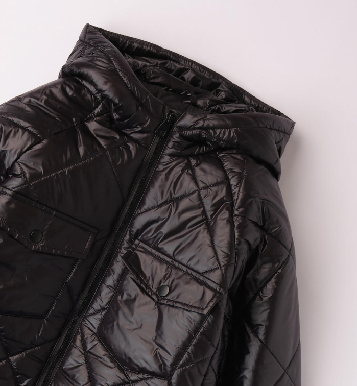 detail Girls' long padded jacket