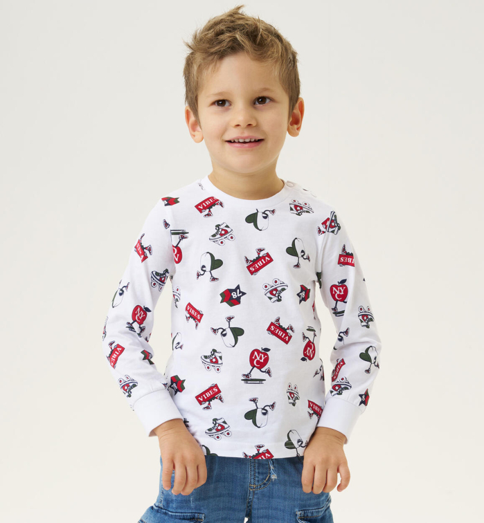 detail Graphic long sleeve t-shirt