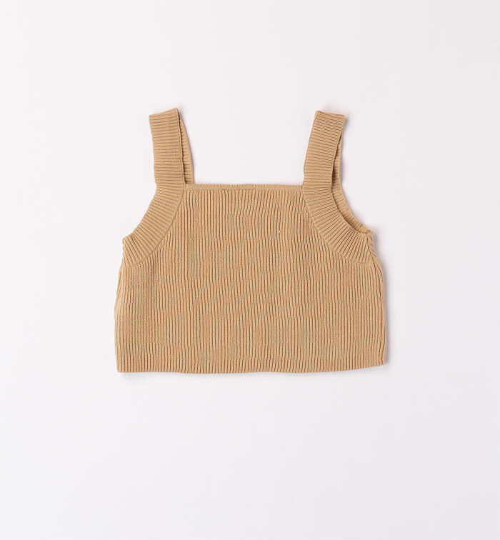 detail Girl's ribbed tank top