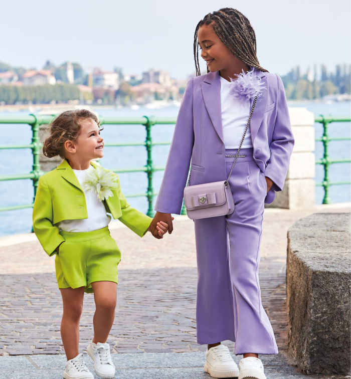 detail Girls' elegant trousers