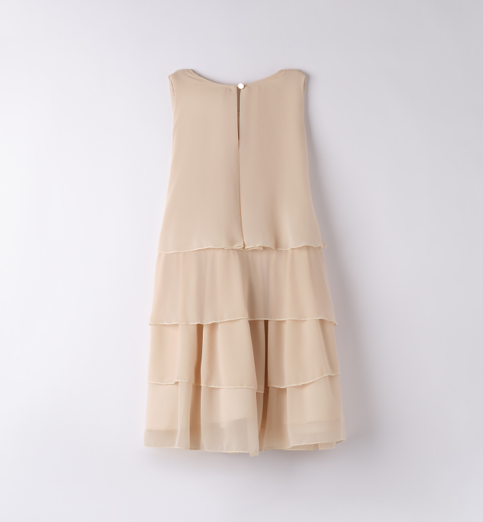 detail Dívčí slavnostní šaty bez rukávů IDO