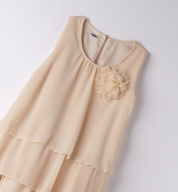 detail Dívčí slavnostní šaty bez rukávů IDO