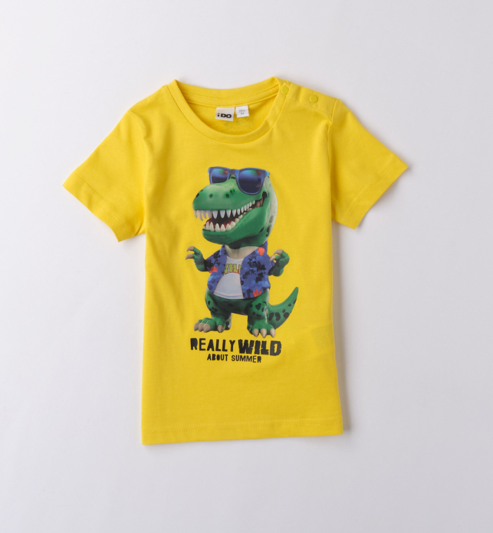 detail Chlapecké tričko s roztomilým motivem dinosaura IDO