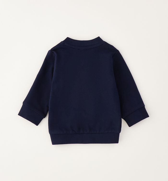 detail Chlapecká kojenecká mikina se zipem tmavě modrá IDO