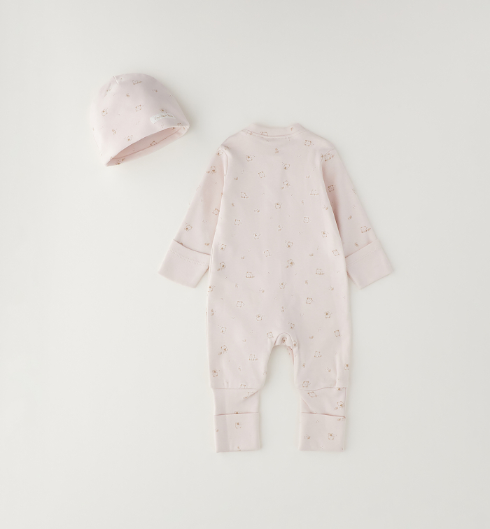 detail Unisex kojenecký overal s čepičkou IDO