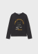 detail Long sleeve sequinned T-shirt for girls