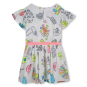 preview Dívčí šaty, tropický potisk, volánové rukávy, elastický pas BILLIEBLUSH