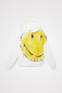 preview Dívčí mikina s kapucí a s velkým potiskem Smiley DESIGUAL