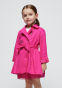 náhled Girls' tie trench coat