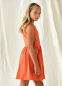 preview Girls' rib knit cut out dress