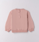 preview Dívčí růžová mikina s mašlí na rameni IDO