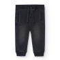 preview Černé chlapecké tepláky s nápletem a kapsami – pohodlí každý den BOBOLI