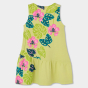 preview Dívčí šaty plameňák tropické listy léto BOBOLI