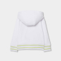 preview Dívčí mikina bílá zip neon BOBOLI