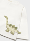 preview Chlapecké bílé tričko s dlouhým rukávem a dinosaury MAYORAL