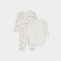 preview Unisex kojenecká souprava – krémová BOBOLI