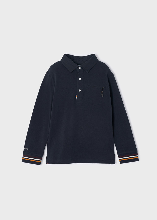 detail Boy's long-sleeved polo