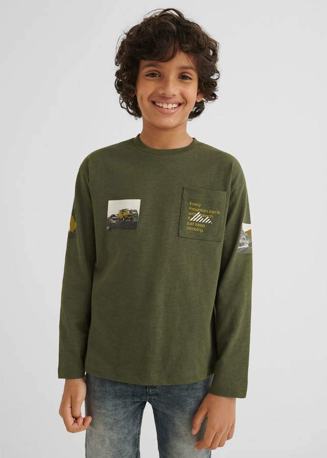 detail T-shirt for boy brothers ECOFRIENDS collection