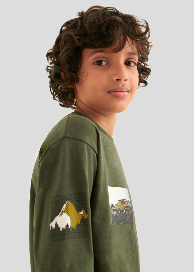 detail T-shirt for boy brothers ECOFRIENDS collection