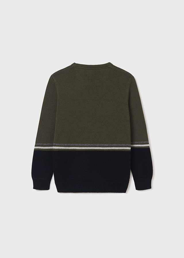 detail Sweater with colorful stripes for a boy