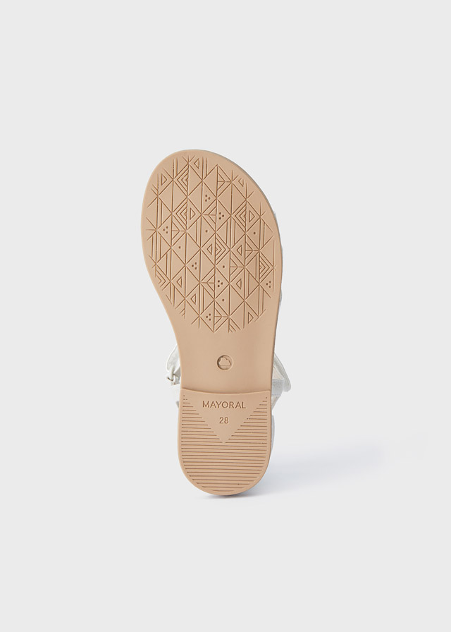 detail Dívčí sandály s štrasovou mašličkou MAYORAL