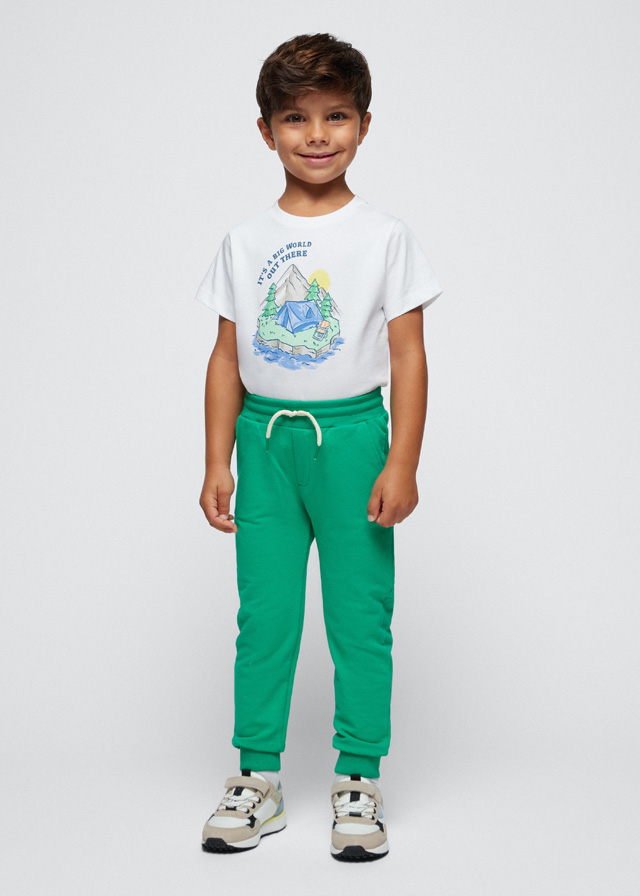 detail Boys' sporty plush trousers