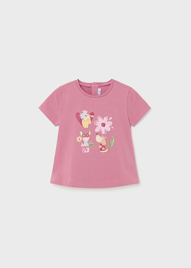 detail Baby print T-shirt